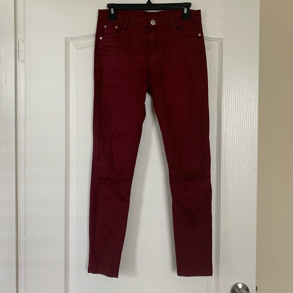 Wine jeans